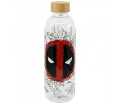 Botella cristal Deadpool Marvel 1030ml