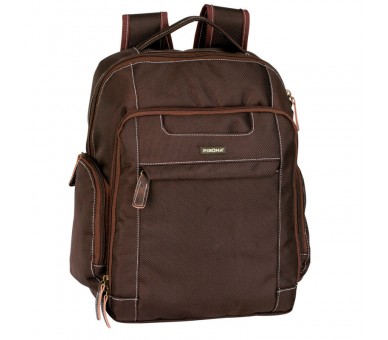 Mochila ordenador Perona Business 36cm marron