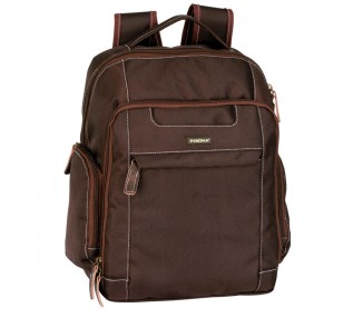 Mochila ordenador Perona Business 36cm marron