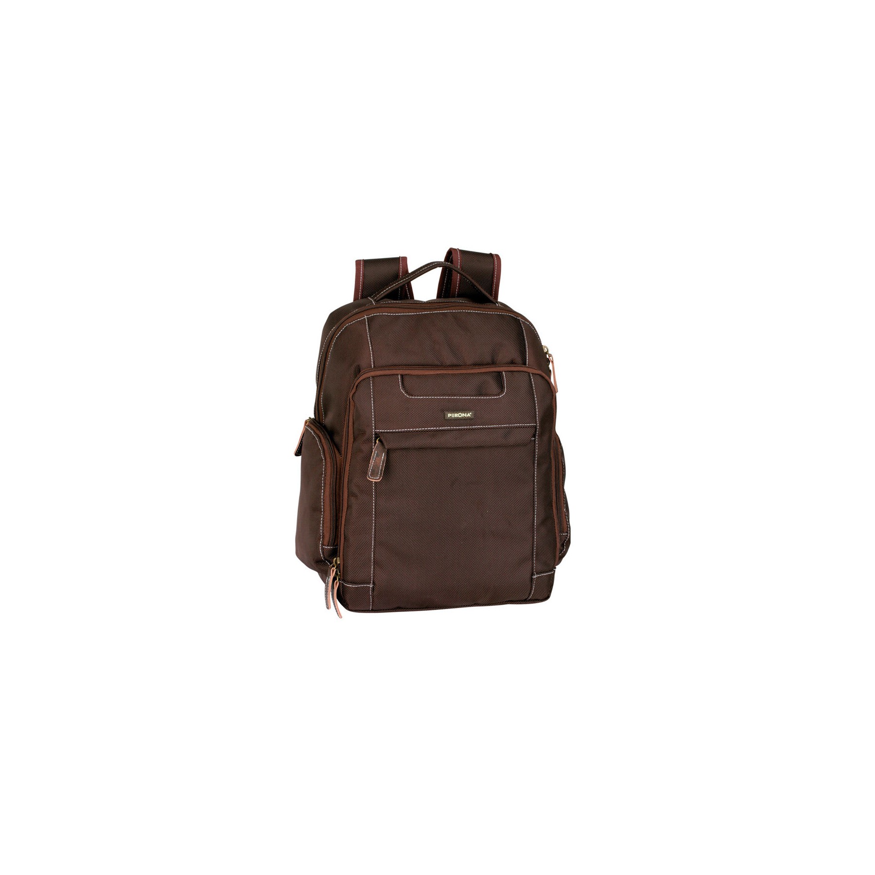 Mochila ordenador Perona Business 36cm marron