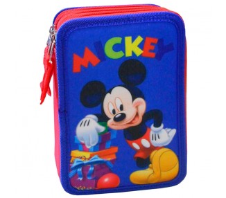 Plumier Mickey Disney triple