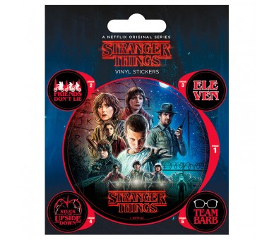 Set vinilos pegatinas Stranger Things