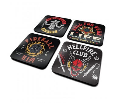 Posavasos Helfire Club Stranger Things 10cm