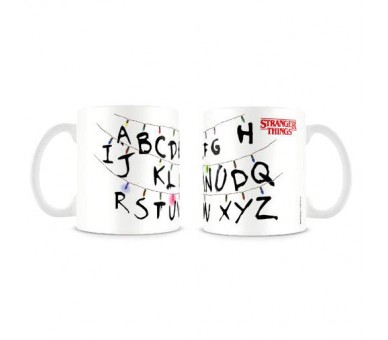 Taza Abecedario Stranger Things