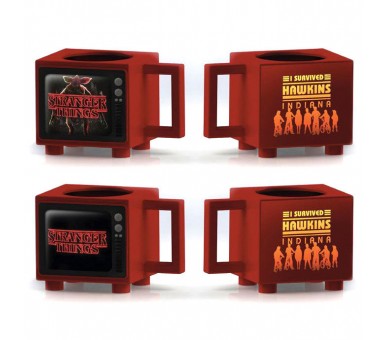 Taza termica Retro TV Stranger Things 500ml