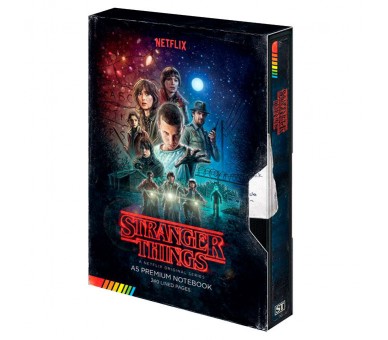 Cuaderno A5 premium VHS Stranger Things