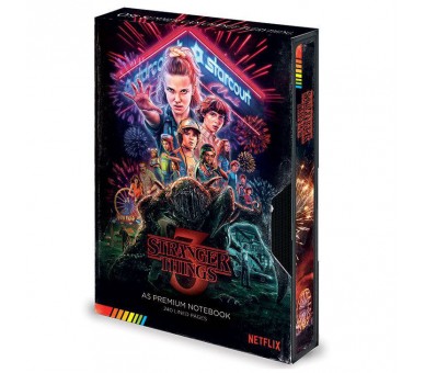 Cuaderno A5 premium VHS Stranger Things