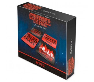 Set 4 posavasos Stranger Things