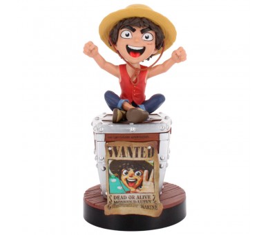 Cable Guy soporte sujecion Wanted Poster Luffy One Piece 20cm