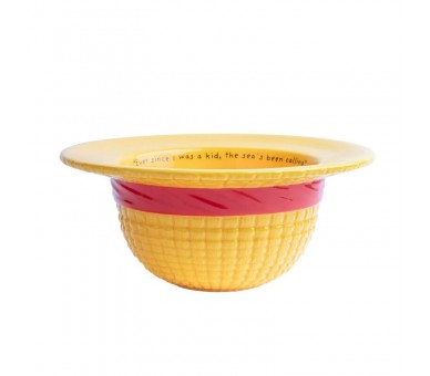 Bowl 3D Sombrero Paja Monkey D. Luffy One Piece