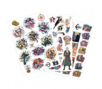 Set pegatinas removibles One Piece