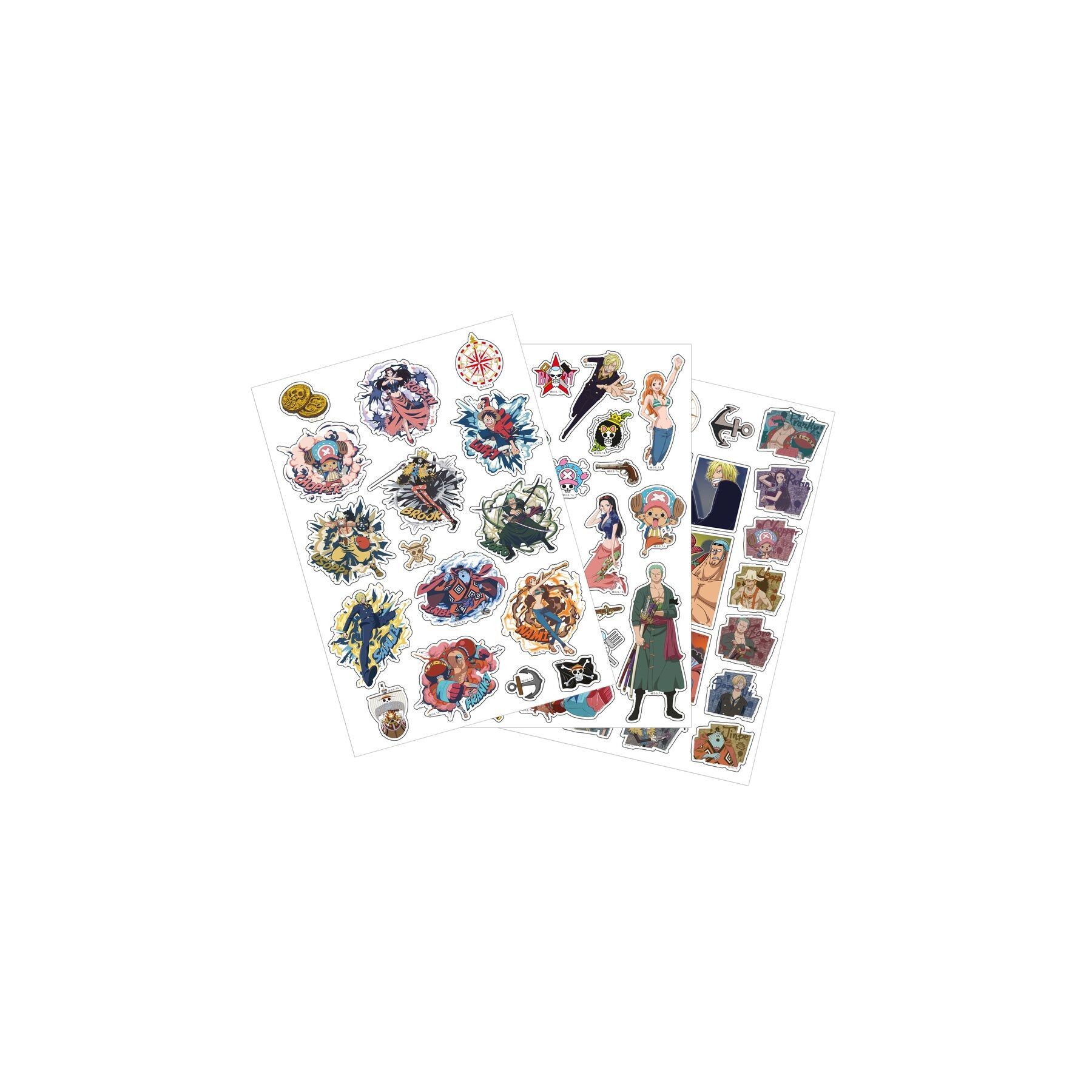 Set pegatinas removibles One Piece