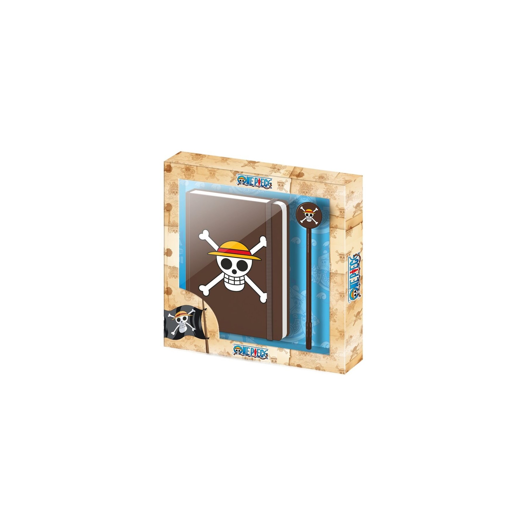 Set diario + boligrafo One Piece