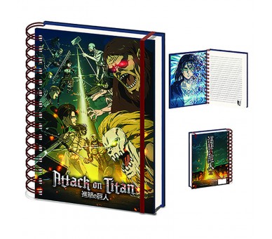 Cuaderno A5 Attack on Titan