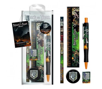 Set papeleria Attack on Titan