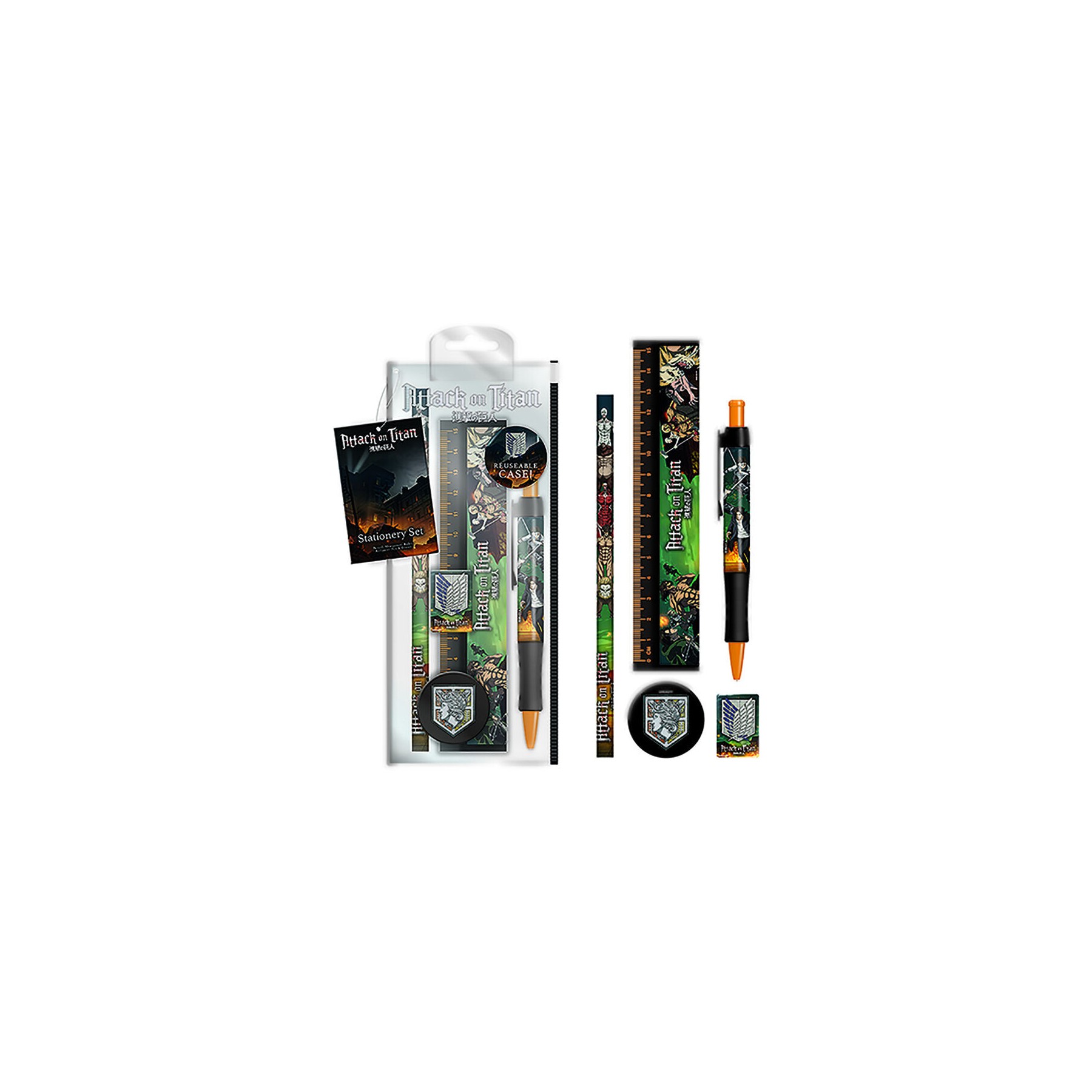 Set papeleria Attack on Titan