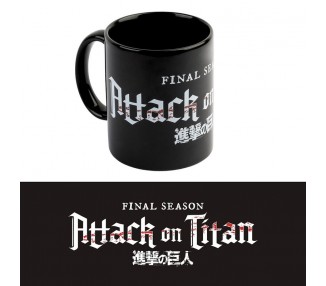 Taza Logo Attack On Titan 350ml