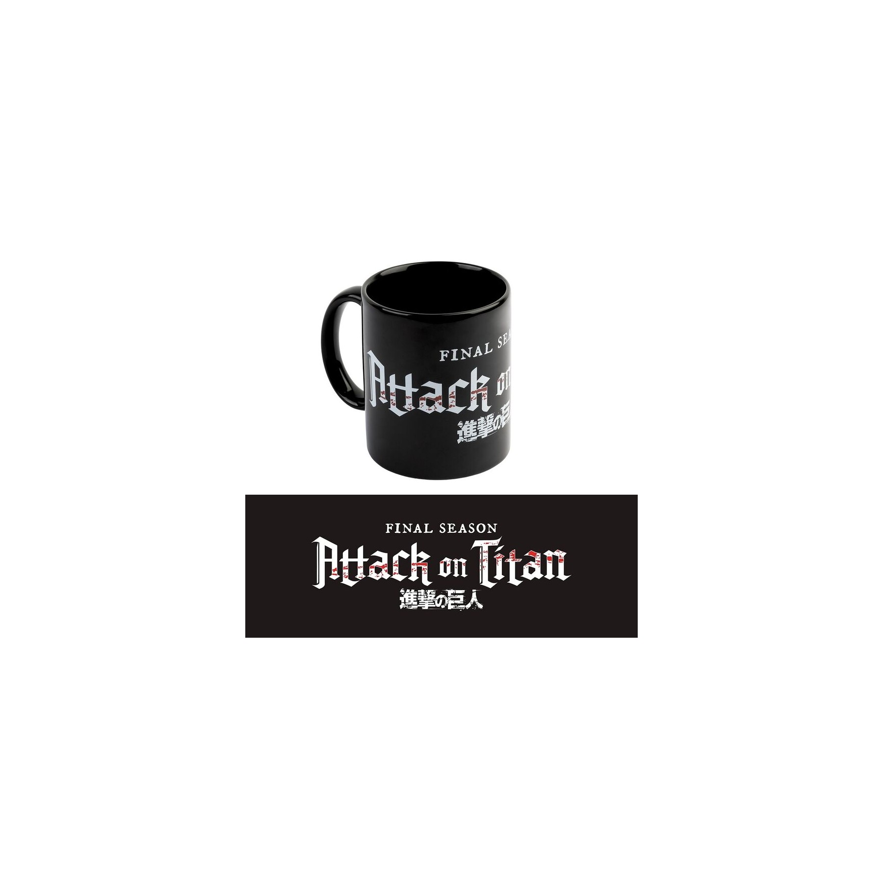 Taza Logo Attack On Titan 350ml