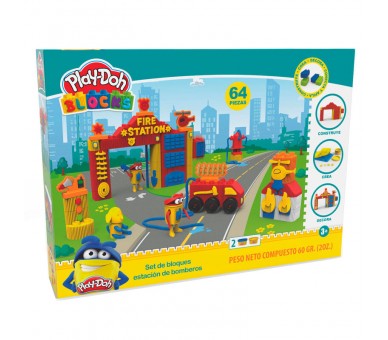 Set de bloques estacion de bomberos Play-Doh