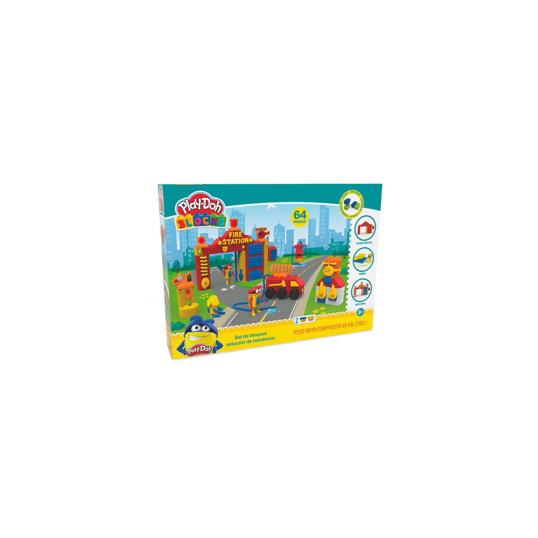 Set de bloques estacion de bomberos Play-Doh