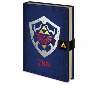 Cuaderno A5 premiun Escudo The Legend of Zelda