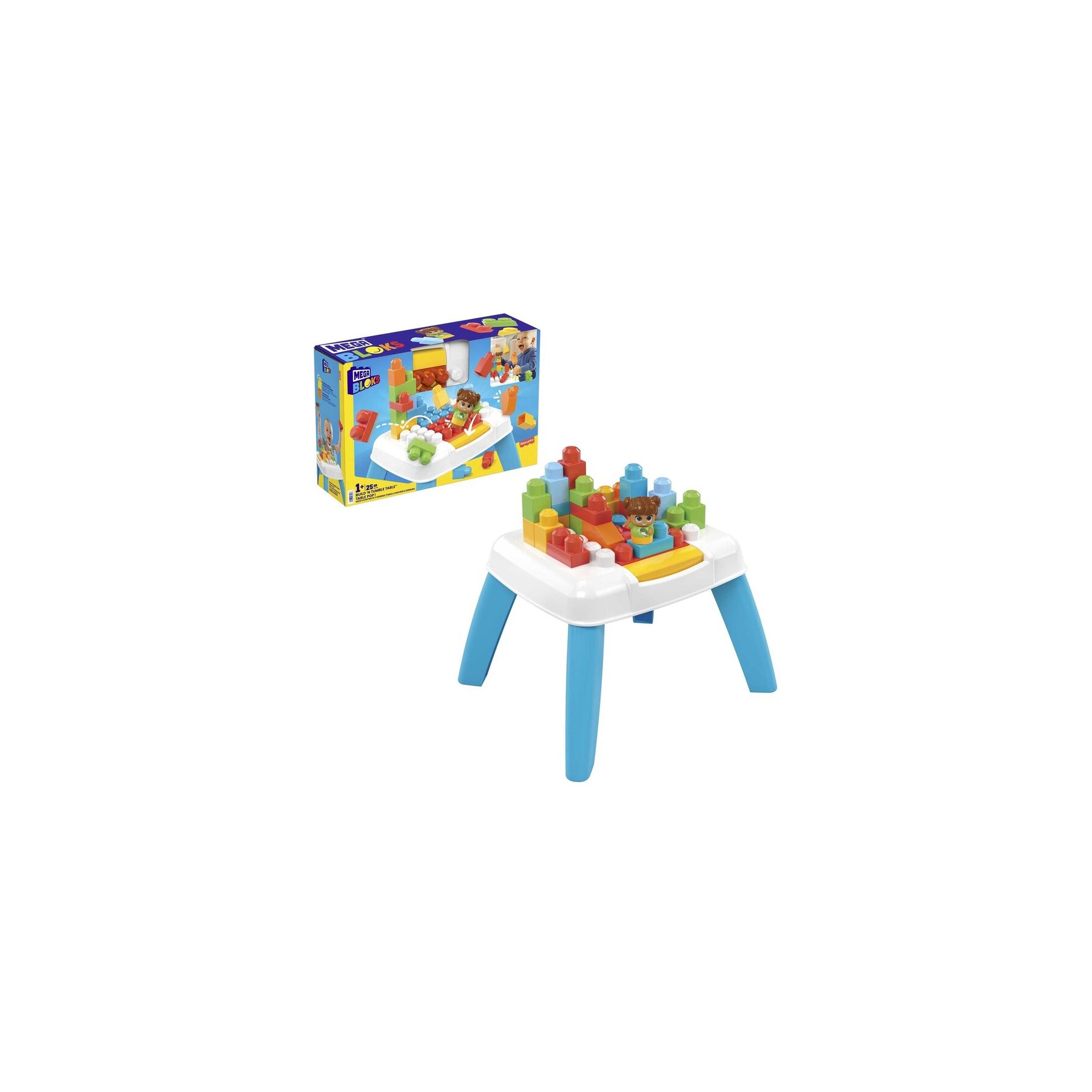 Mesa Construye y Destruye Mega Bloks 30pzs