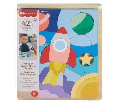 Puzzle Espacio madera 42pzs