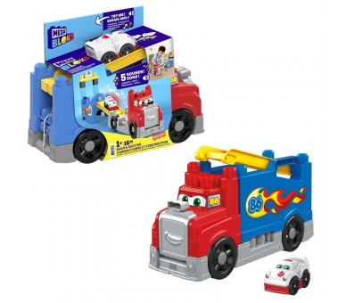 Camion Carreras y Construccion Mega Bloks 16pzs