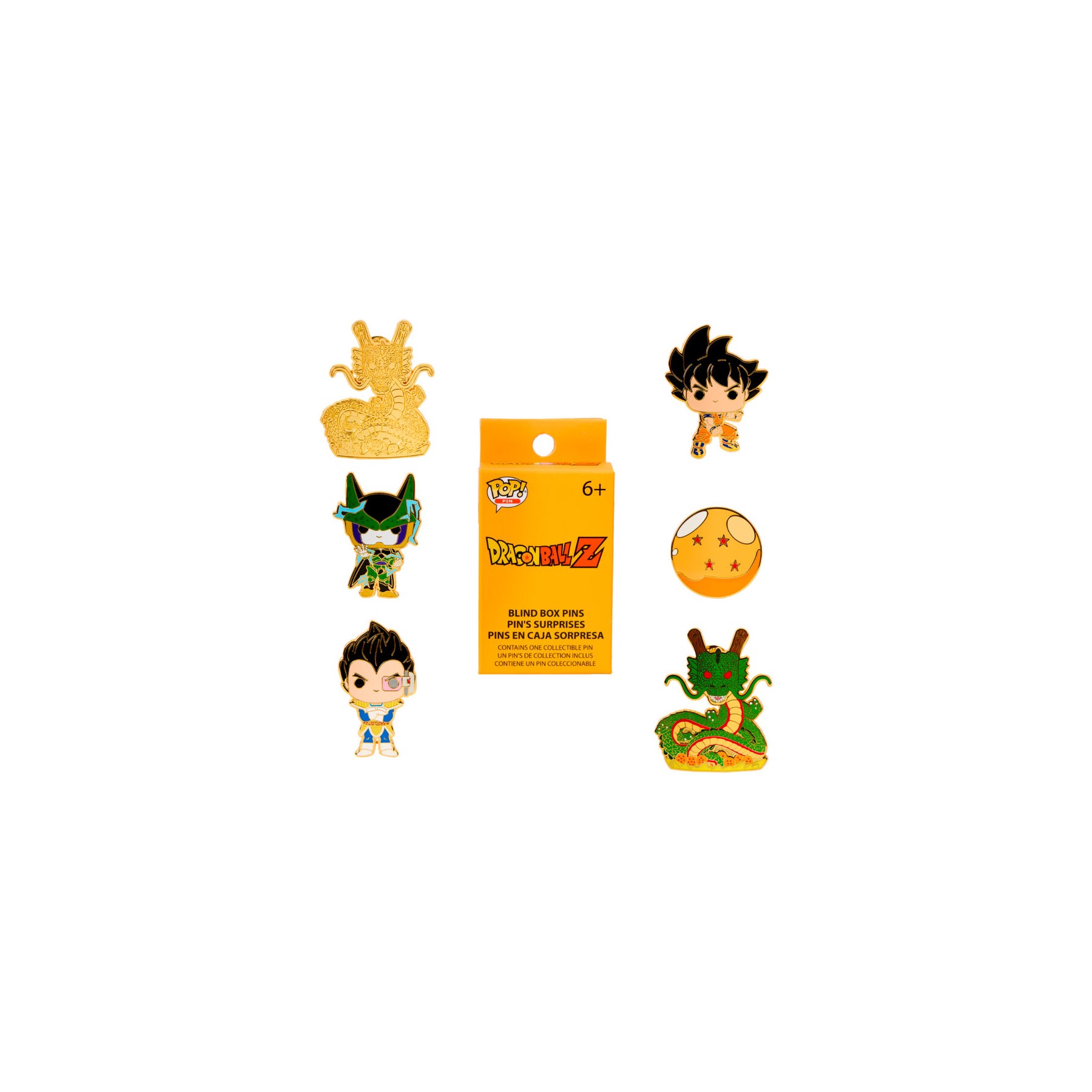 Blind Box Enamel Pin Dragon Ball Z Loungefly surtido