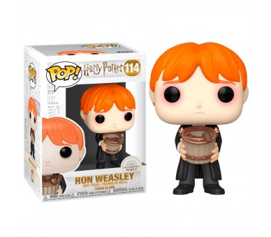 Figura POP Harry Potter Ron Puking Slugs with Bucket