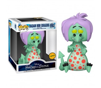 Figura POP Disney Merlin El Encantador Mim as Dragon Chase 15cm