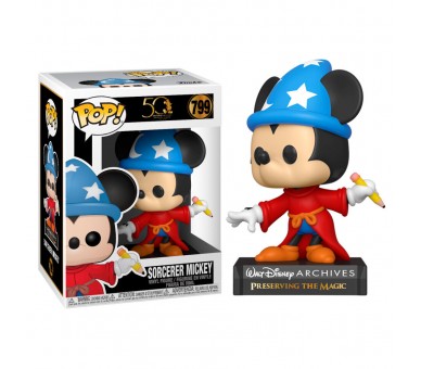 Figura POP Disney Archives Sorcerer Mickey