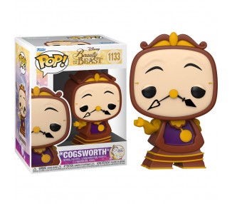 Figura POP Disney La Bella y la Bestia Cogsworth