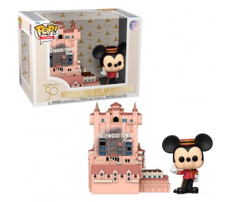 Figura POP Walt Disney World 50th Anniversary Hollywood Tower Hotel and Mickey Mouse