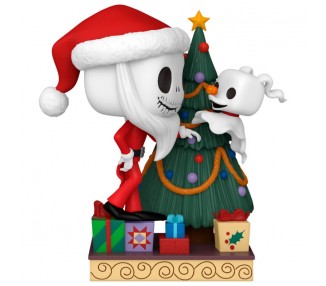 Figura POP Deluxe Disney Pesadilla Antes de Navidad 30th Anniversary Jack Skellington and Zero