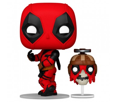 Figura POP Marvel Deadpool & Wolverine Deadpool with Headpool