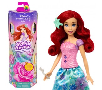Muñeca Ariel Spin Reveal La Sirenita Disney