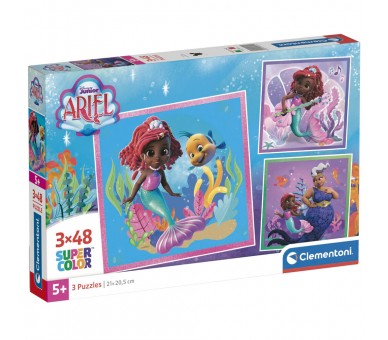 Puzzle Ariel Disney 3x48pzs