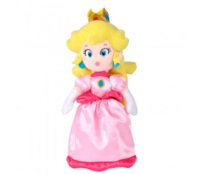 Peluche Peach Super Mario Bros 22cm