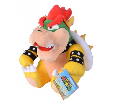Peluche Bowser Super Mario Bros 30cm
