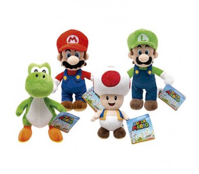 Peluche Super Mario Bros 20cm surtido