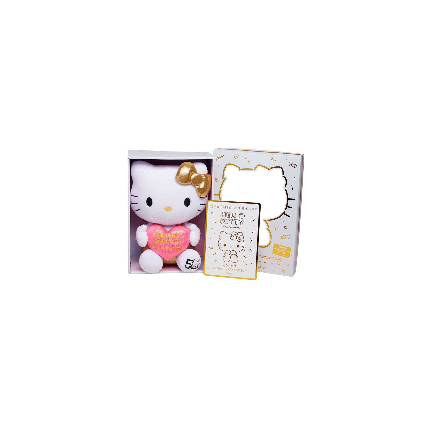 Peluche 50th Anniversario Hello Kitty 30cm