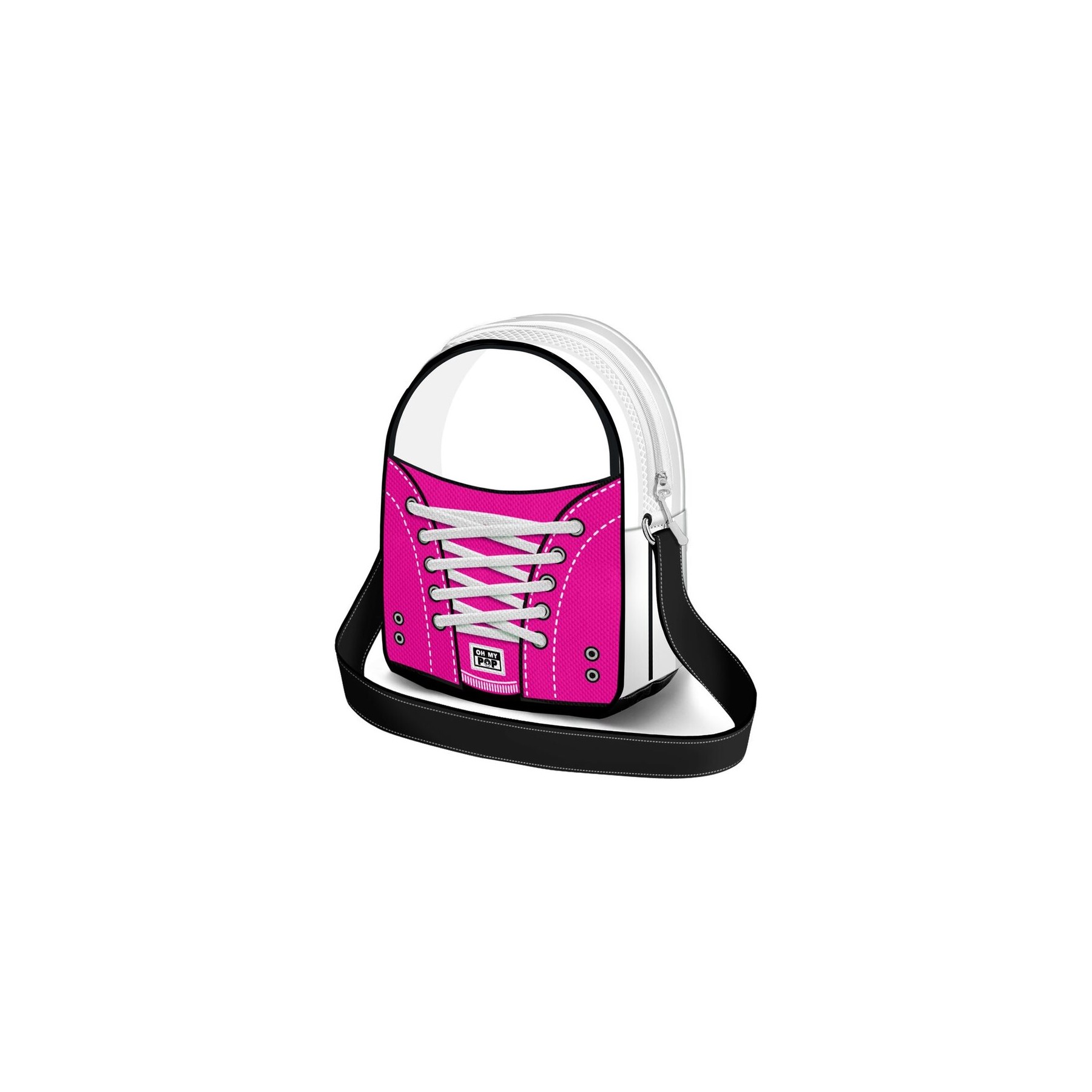 Bolso bandolera Sneakers Fuchsia Oh My Pop!