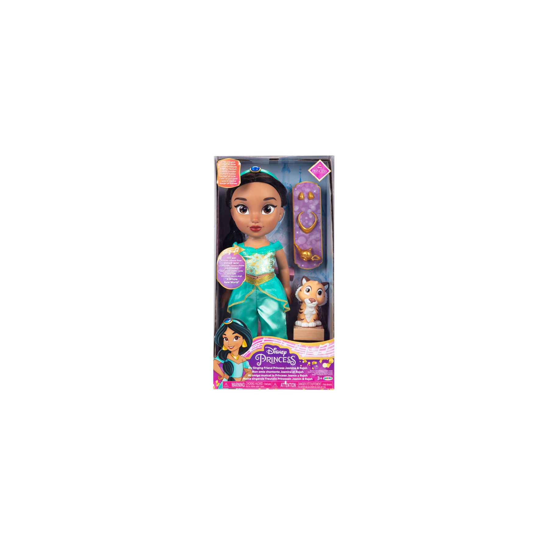 Muñeca Jasmine Aladdin Disney 38cm musical