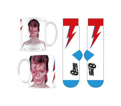 Set Taza y Calcetines David Bowie