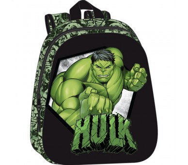 Mochila 3D Hulk Marvel 33cm