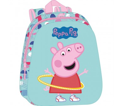 Mochila 3D Peppa Pig 33cm