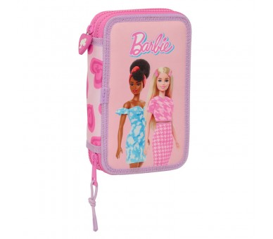 Plumier Love Barbie 28pzs doble