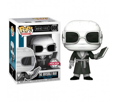 Figura POP Universal Monsters Invisible Man Black and White Exclusive
