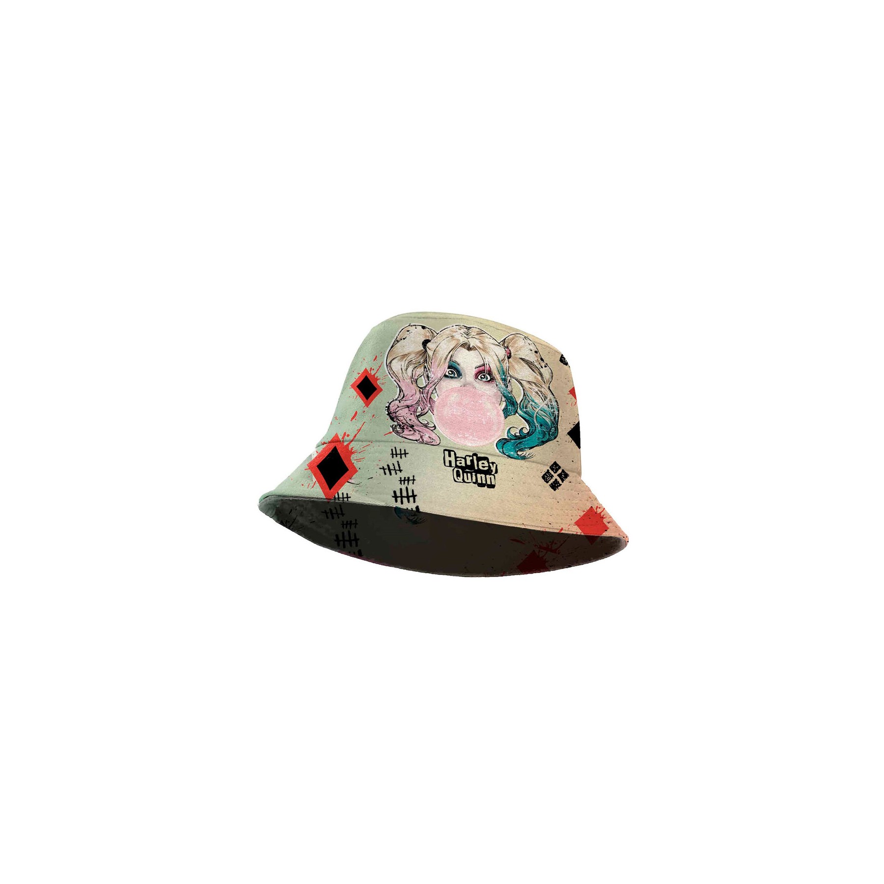 Gorro pescador Harley Quinn DC Comics infantil